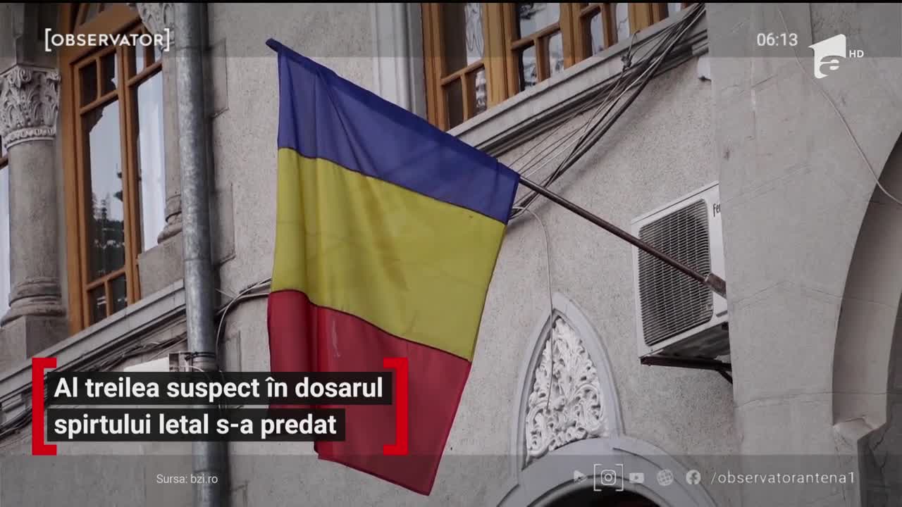 Cel de-al treilea suspect &icirc;n dosarul spirtului contrafăcut s-a predat