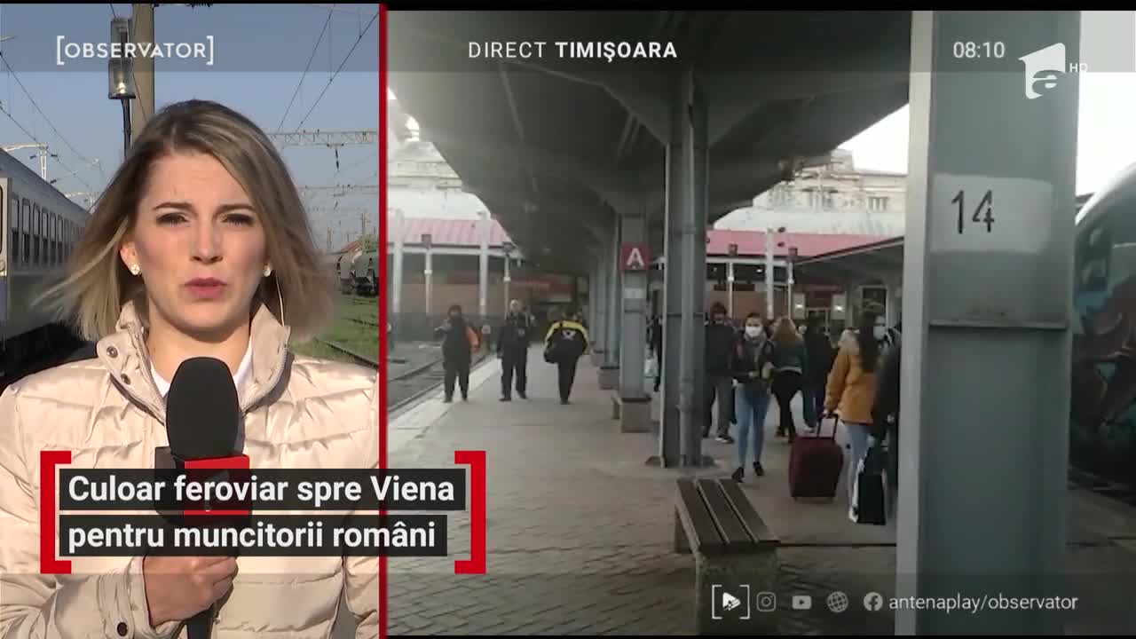 Culoar feroviar spre Viena pentru muncitorii rom&acirc;ni