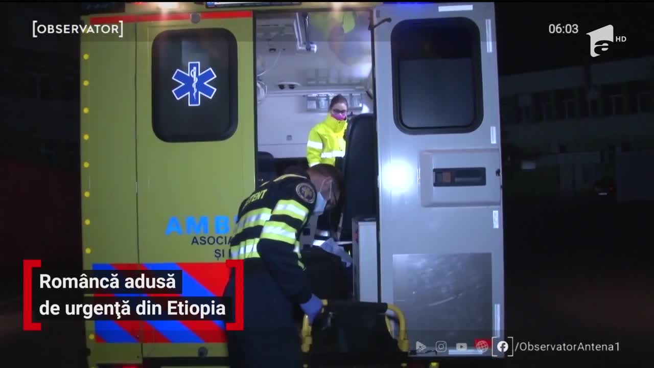 O rom&acirc;ncă, ce lucra &icirc;n Etiopia, a fost adusă de urgenţă &icirc;n ţară!