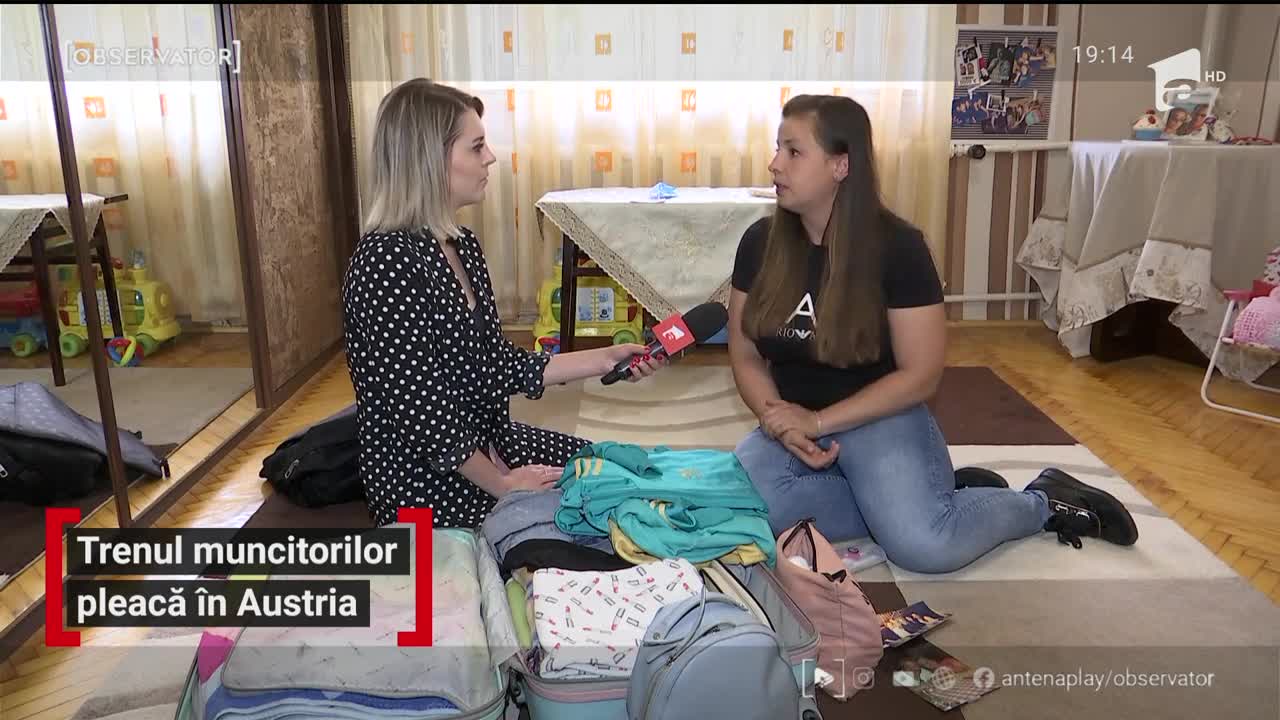 Trenul muncitorilor pleacă &icirc;n Austria