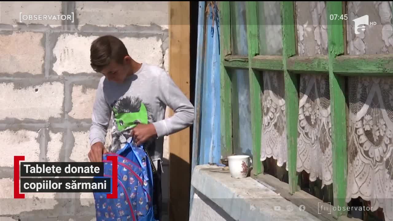 Din dorinţa de a &icirc;i ajută pe cei care nu au posibilităţi, un bărbat din Galaţi a ales să doneze tablete copiilor nevoiaşi
