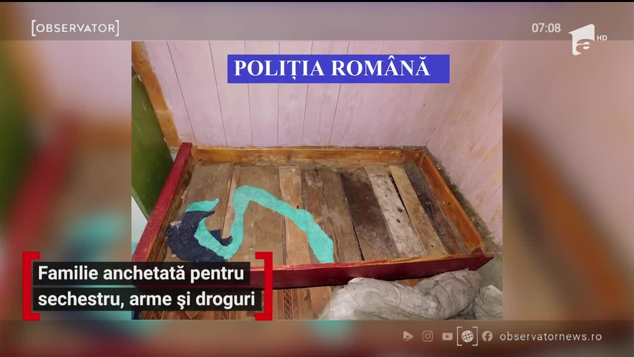 O &icirc;ntreagă familie din Bistriţa-Năsăud a fost săltată de poliţişti, &icirc;n urma unei descinderi
