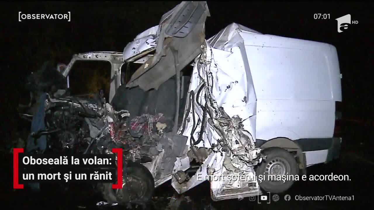 Oboseală la volan: un mort și un rănit &icirc;n apropiere de Sighişoara