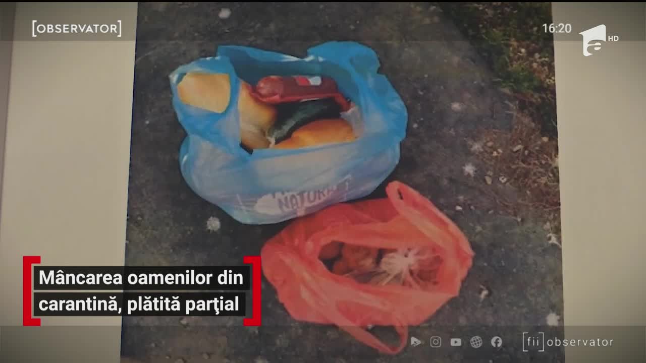 M&acirc;ncarea oamenilor din carantină, plătită de Guvern doar parțial