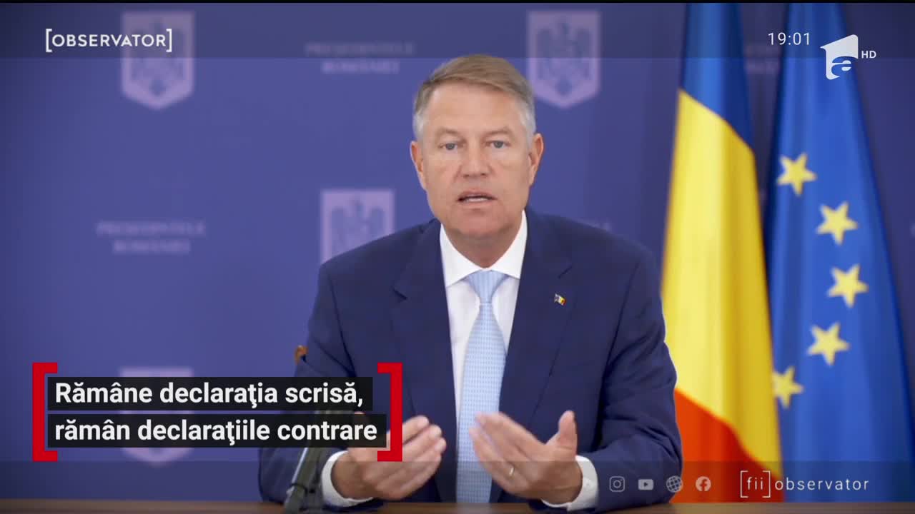 Răm&acirc;ne declarația scrisă, dar și declarațiile contrare