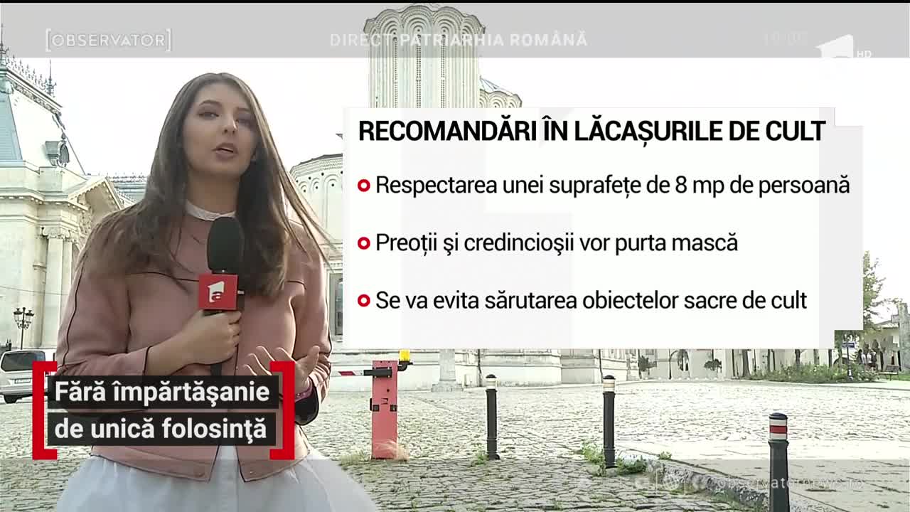 Fără &icirc;mpărtășanie cu lingurița de unică folosință. Patriarhul cere am&acirc;narea Sfintei Taine