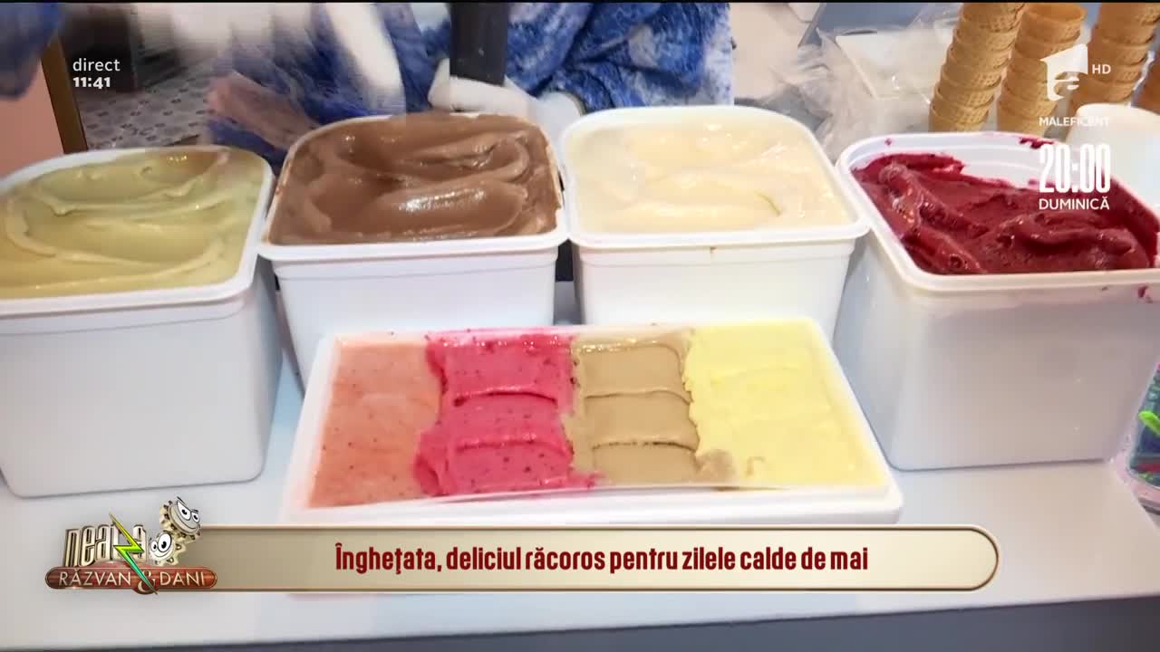 &Icirc;nghețată, deliciul răcoros pentru zilele calde de mai