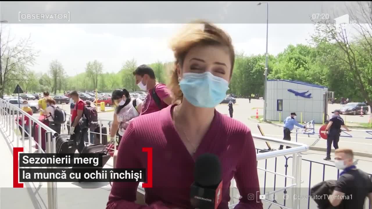 Sezonierii merg la muncă cu ochii &icirc;nchiși