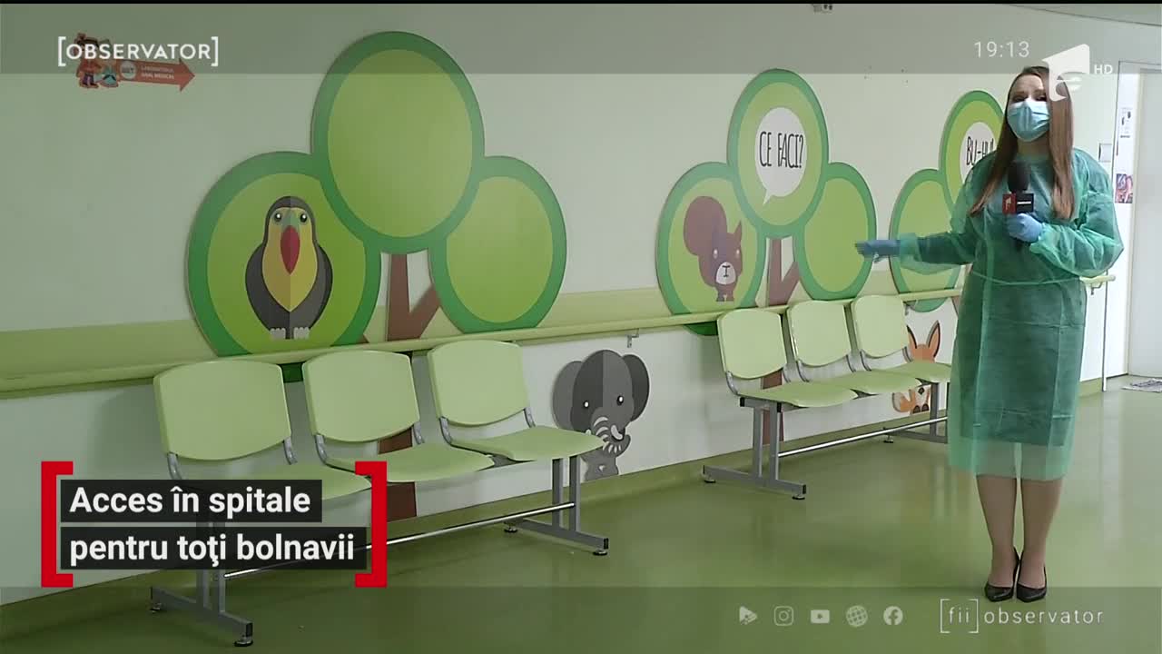 Acces &icirc;n spitale pentru toți bolnavii