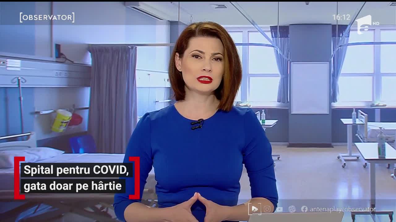 Spitalul pentru coronavirus &icirc;n Iași, gata doar pe h&acirc;rtie