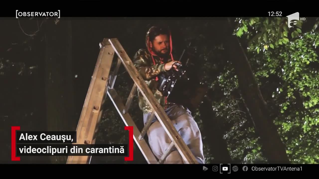 Alex Ceaușu, regizorul preferat de vedete, videoclipuri &icirc;n izolare