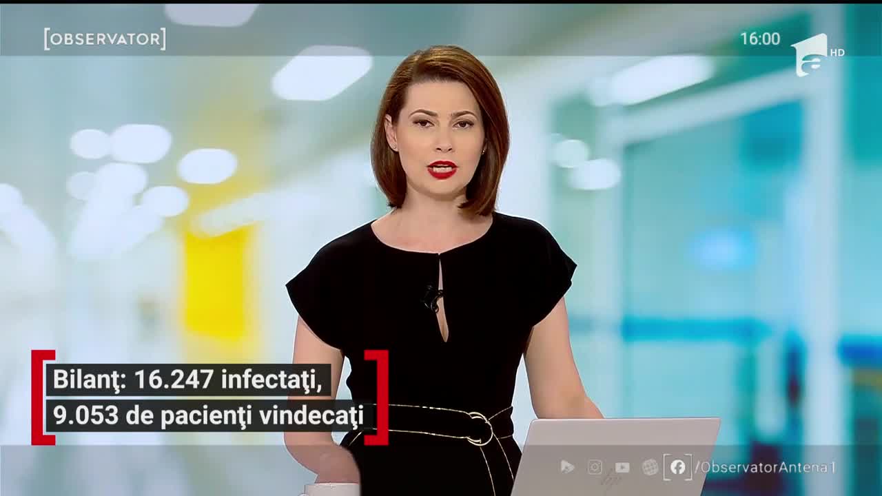 Observator Update, 14 mai, ora 16:00: 16.247 de rom&acirc;ni infectați cu noul coronavirus