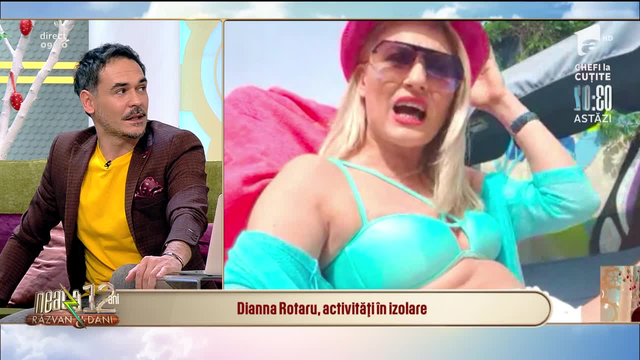 Dianna Rotaru se află &icirc;n izolare acasă, la Chișinău. Artista face plajă &icirc;n fiecare zi