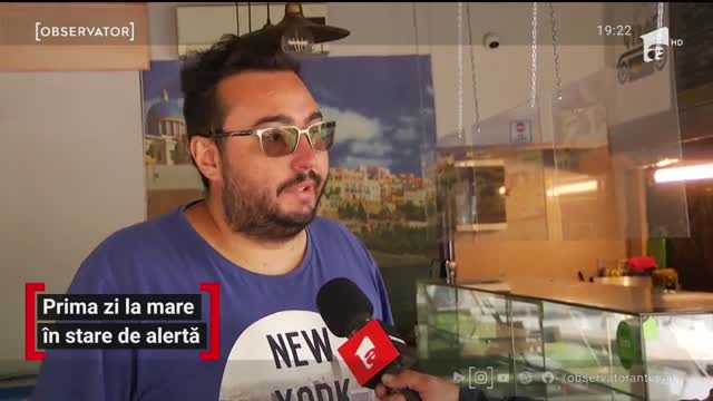 Prima zi la mare &icirc;n stare de alertă