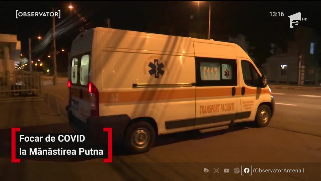 Focar de COVID-19 la Mănăstirea Putna. 31 de călugări au fost depistaţi pozitiv