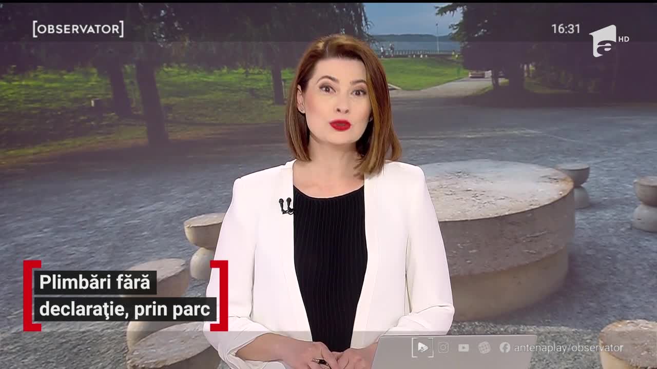 Plimbări fără declarație, prin parc