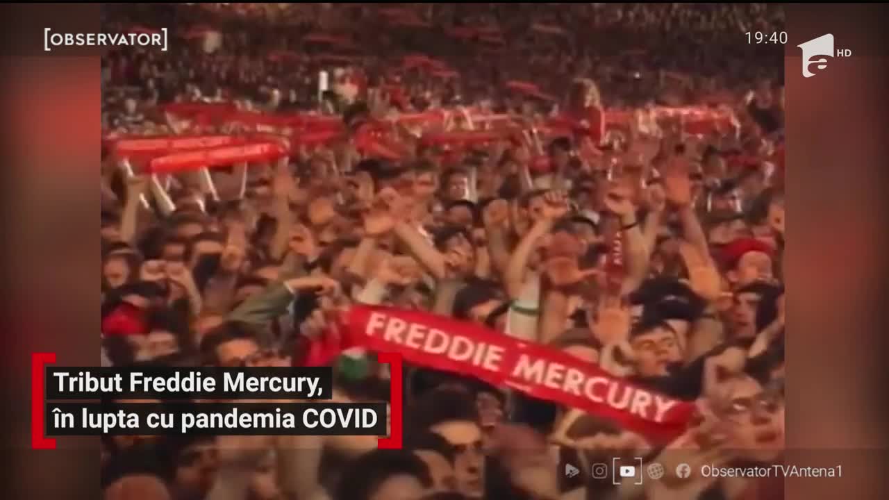 Tribut Freddie Mercury, &icirc;n lupta cu pandemia Covid