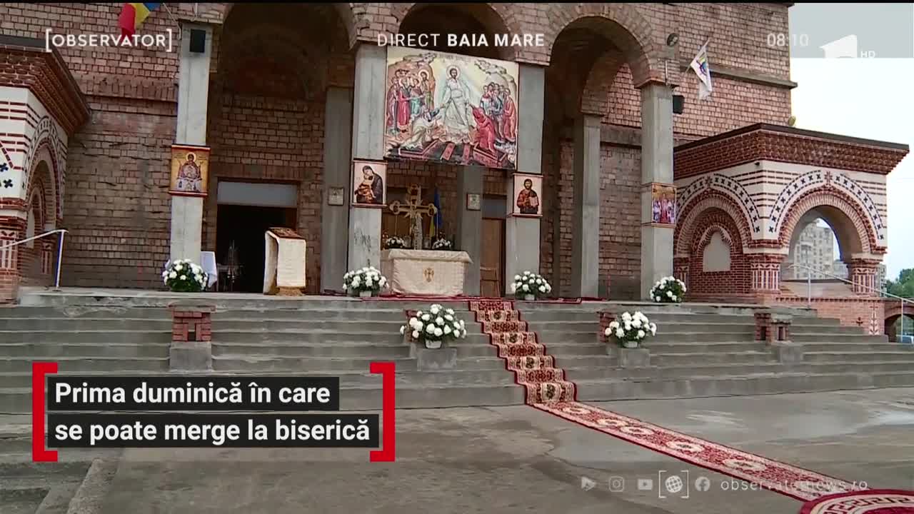 Prima duminică &icirc;n care se poate merge la biserică