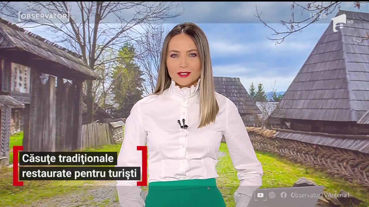 Case tradiționale restaurate pentru turiști