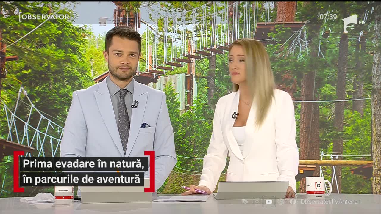 Prima evadare &icirc;n natură, &icirc;n parcurile de aventură