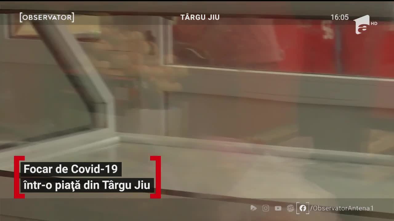 Focar de Covid-19 &icirc;ntr-o piaţă din T&acirc;rgu-Jiu