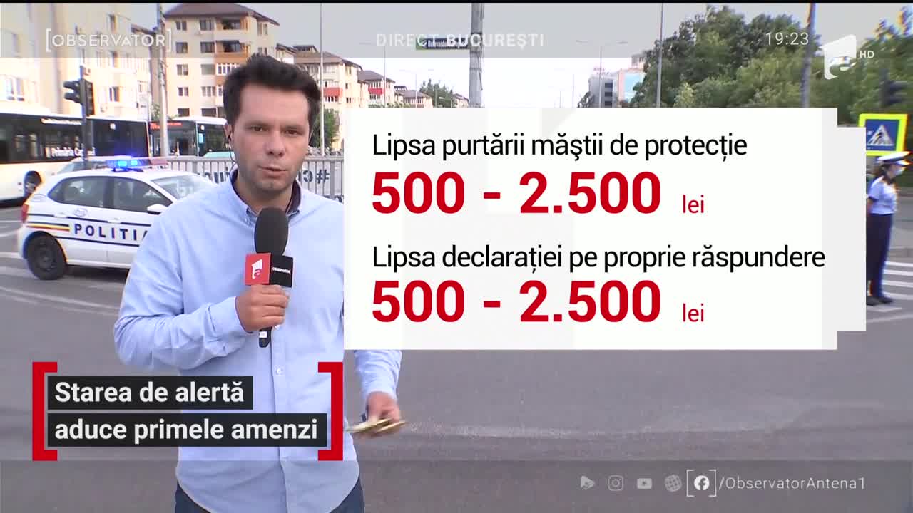 Starea de alertă nu a anulat amenzile. Au aflat-o cei care au &icirc;ncălcat regulile