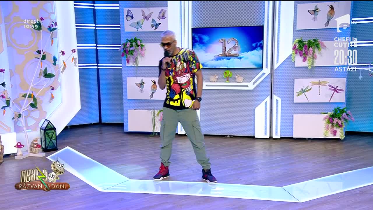Mike Diamondz c&acirc;ntă melodia Fire, la Neatza cu Răzvan și Dani