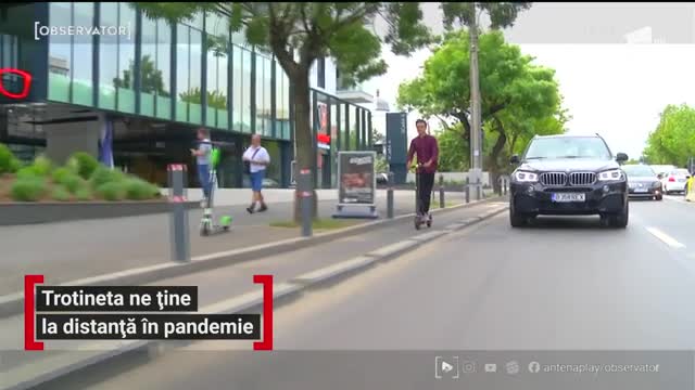 După două luni de izolare, mulţi au preferat să iasă din case cu trotineta. Evită aglomeraţia şi păstrează şi distanţa