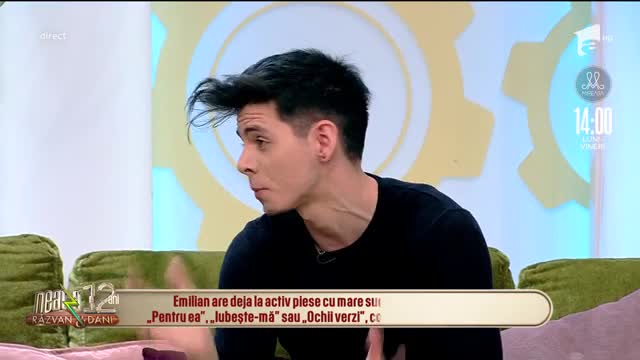 Emilian a adus la "O mie de inimi" la Neatza cu Răzvan și Dani! Ascultă aici piesă!