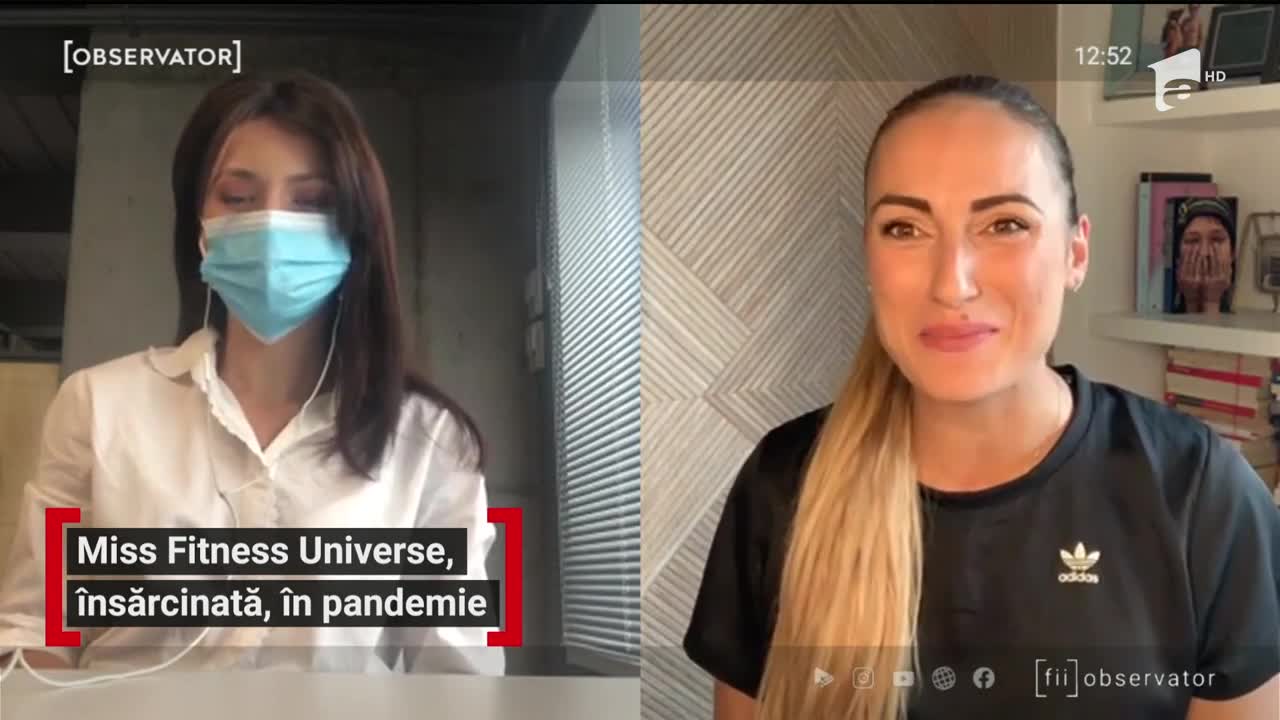 Miss Fitness Universe, &icirc;nsărcinată, &icirc;n pandemie