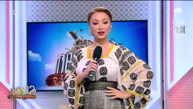 Mihaela Gurău c&acirc;ntă, la Neatza, melodia "La rom&acirc;ni e sărbătoare"