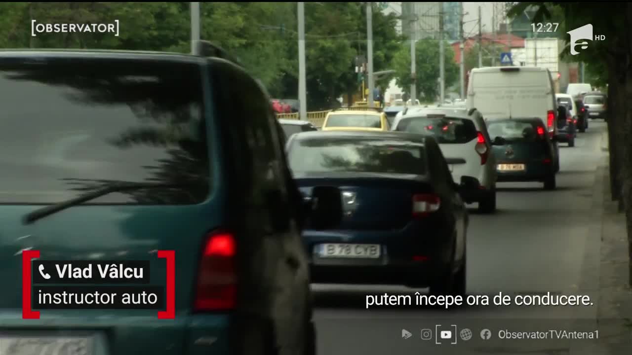 Orele de conducere auto, cu mască și mănuși