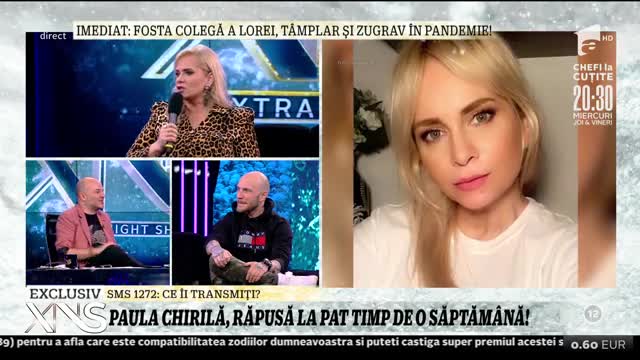 Paula Chirilă, răpusă la pat timp de o săptămână: "Nu puteam respira, nu puteam vorbi, nu puteam mânca, nu puteam dormi, nu puteam să mă mișc"