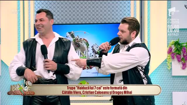 Haiducii lui 7 cai c&acirc;ntă, la Neatza,  piesa "Zi, Mărie Mărioară"