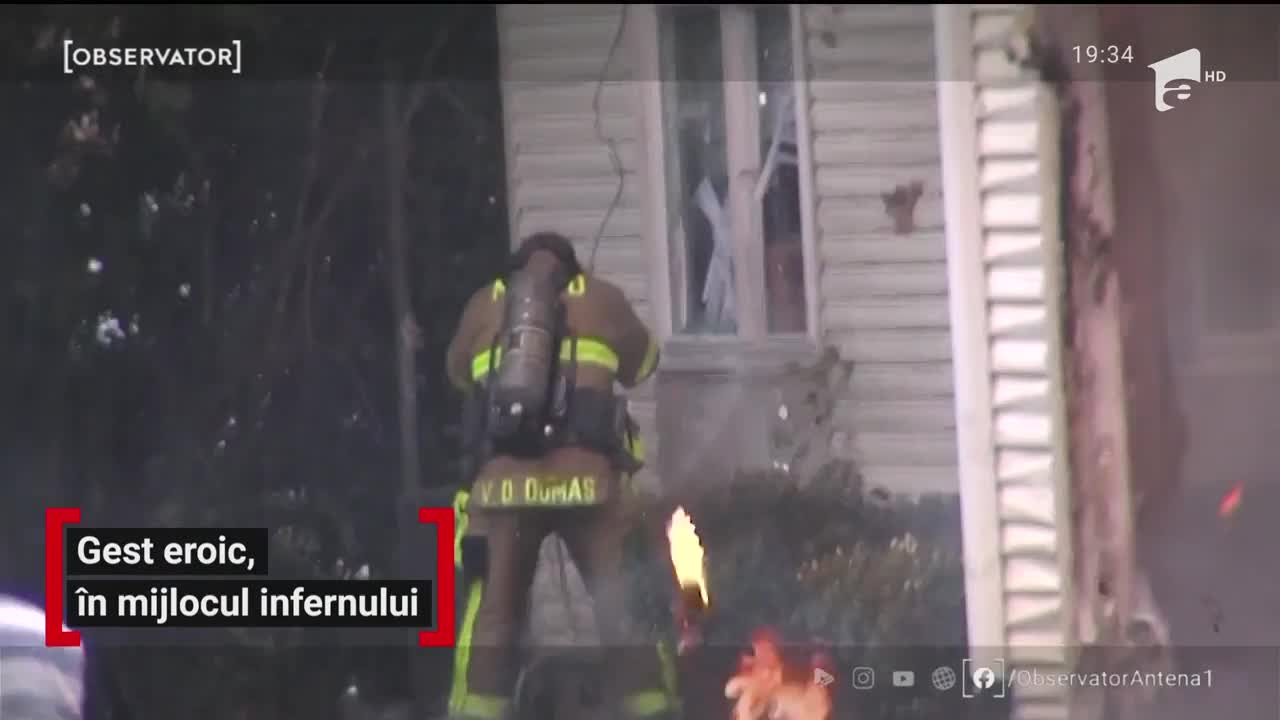Gest eroic, &icirc;n mijlocul infernului. Cu m&acirc;inile goale, fără costum de protecţie, un bărbat din Alabama scoate pe geam o femeie