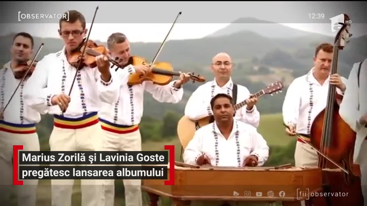 Marius Zorilă şi Lavinia Goste pregătesc lansarea albumului &bdquo;Inimioară cu dor mult"