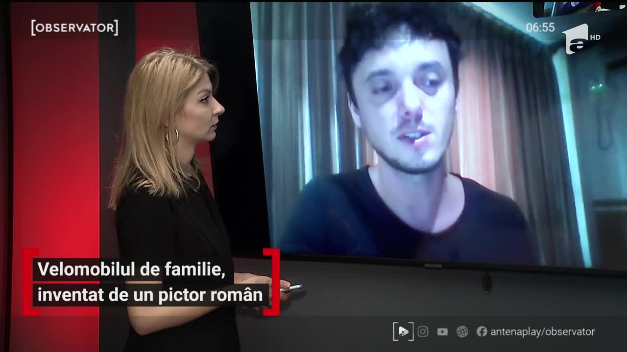 Velomobilul de familie, inventat de un pictor rom&acirc;n