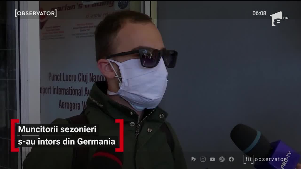 Peste o sută de muncitori care au plecat &icirc;n Germania, la cules de sparanghel, s-au &icirc;ntors seara trecută acasă