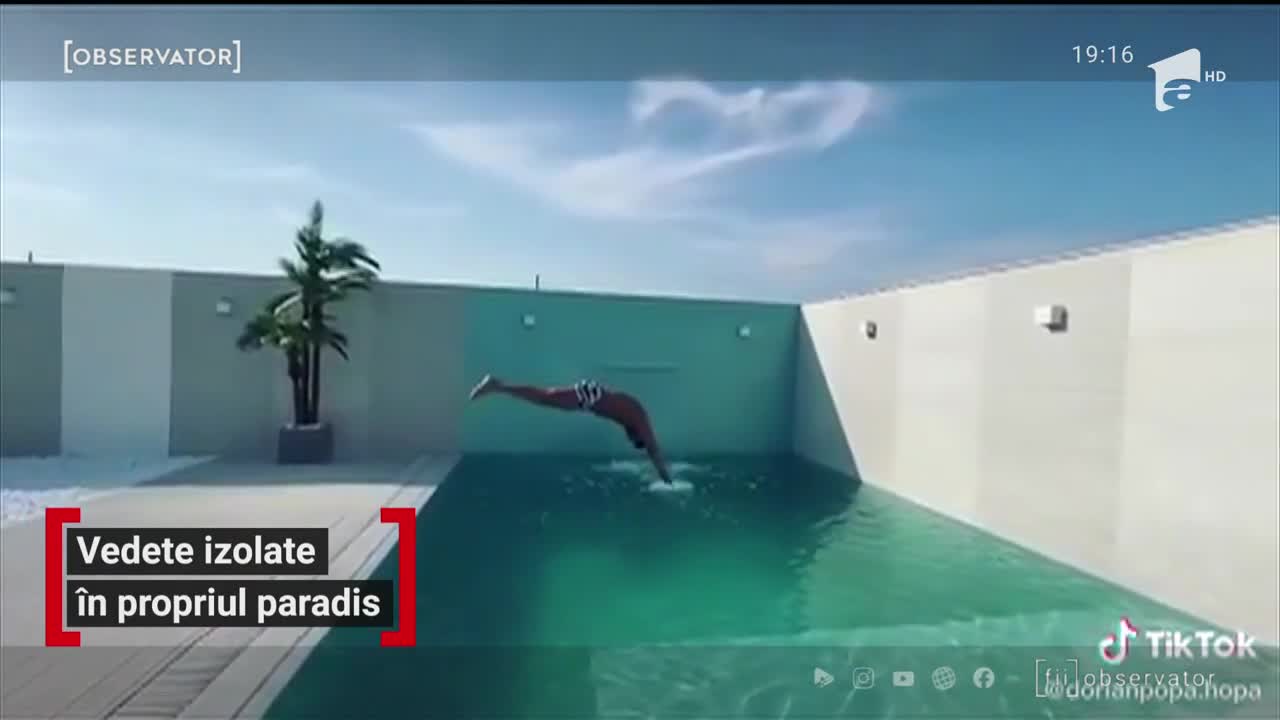 Vedetele şi-au petrecut izolarea &icirc;n paradis. Dorian Popa şi Adelina Pestriţu şi-au găsit oaza de linişte &icirc;n propriile case