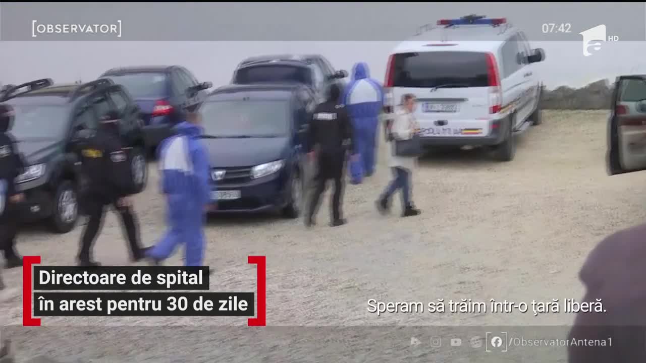 Directoarea economică de la Spitalul de Psihiatrie din Braşov, &icirc;n arest pentru 30 de zile pentru că fura măşti de protecţie şi mănuşi