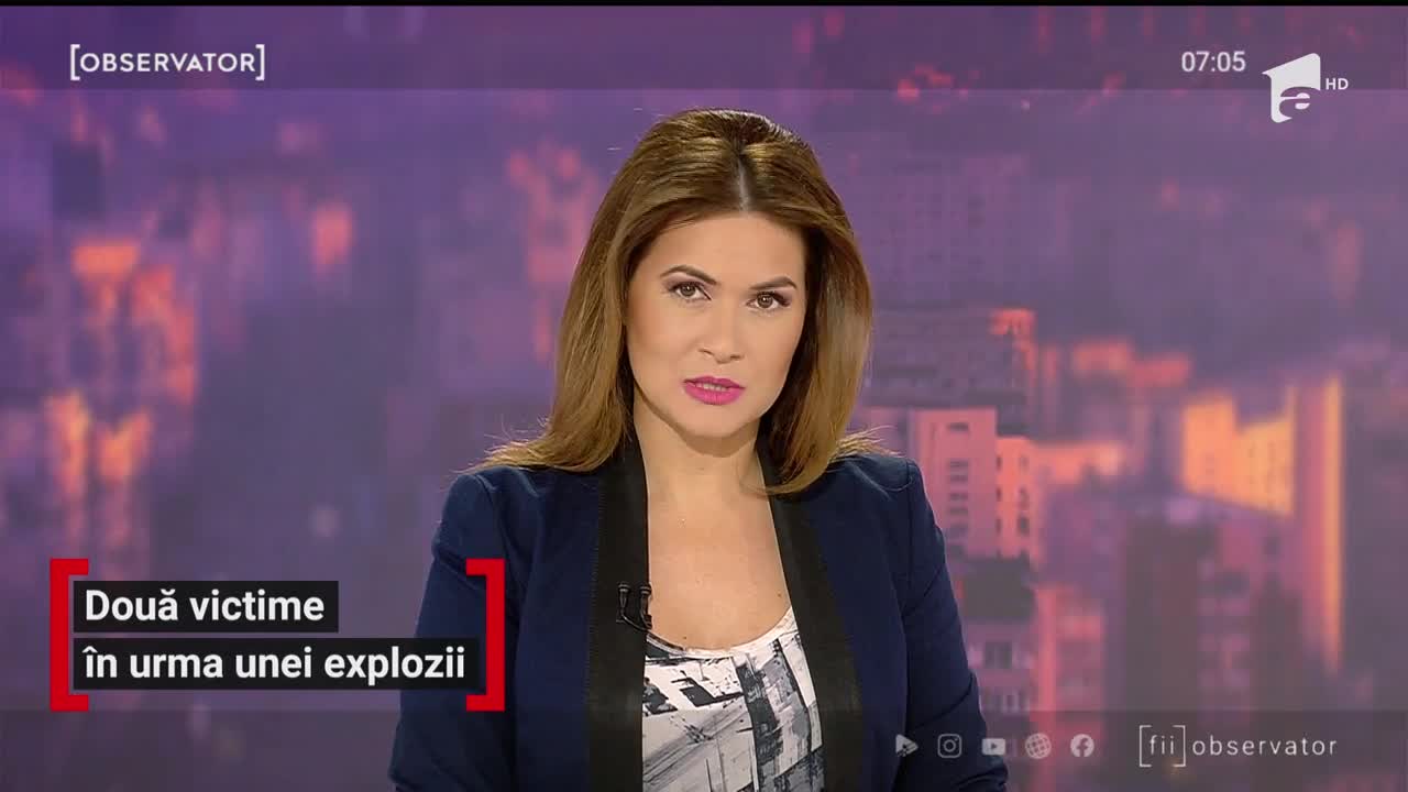 Explozie puternică la o fabrică din Cugir, judeţul Alba. &Icirc;n urma incidentului, două persoane au fost rănite