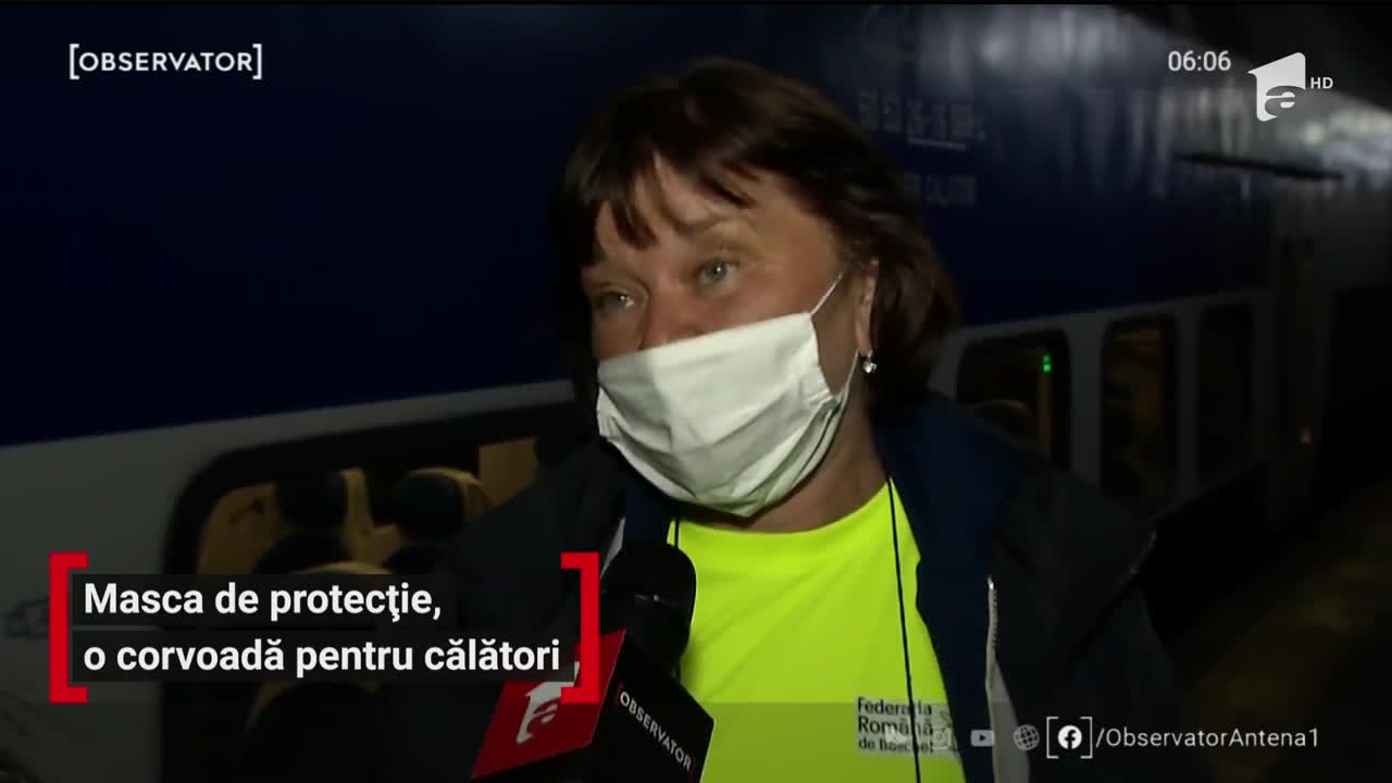 &Icirc;n plină stare de alertă şi cu reguli clare despre purtarea măştii de protecţie, seara trecută, &icirc;n trenul ce circulă pe ruta Braşov-Bucureşti, masca a fost folosită. din doi &icirc;n doi