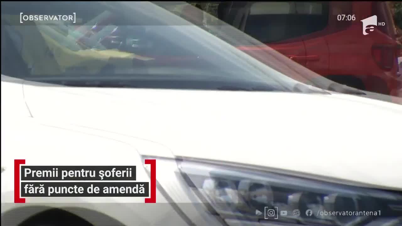 Premii pentru șoferii fără puncte de amendă