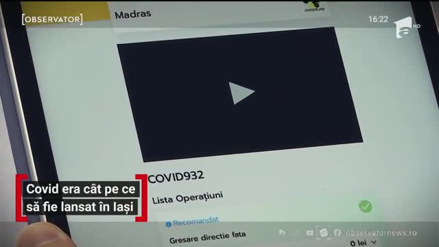 Covid era c&acirc;t pe ce să fie lansat la Iași