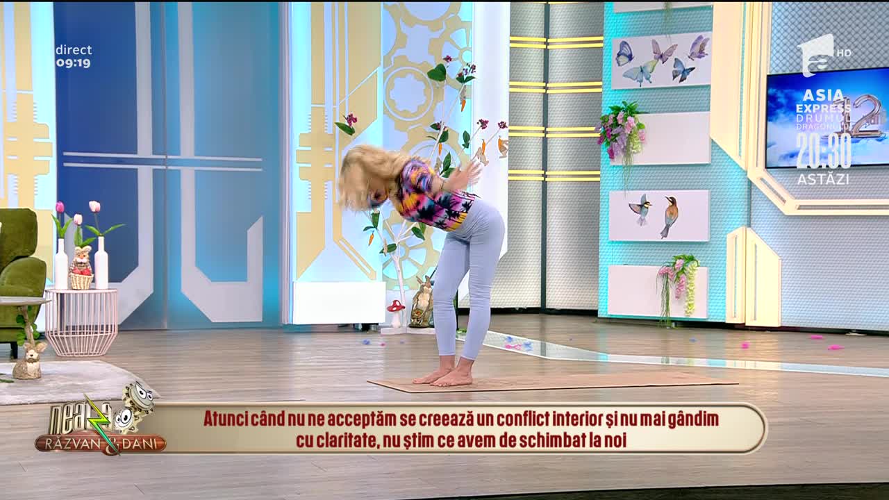 Ești morocănos și lipsit de viață &icirc;n fiecare zi? Andreea Ioniță, instructor de yoga, &icirc;ți arată ce trebuie să faci ca să te accepți exact aș cum ești