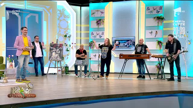 Mike Godoroja și Blue Spirit c&acirc;ntă piesa Născut &icirc;n Rom&acirc;nia, la Neatza cu Răzvan și Dani