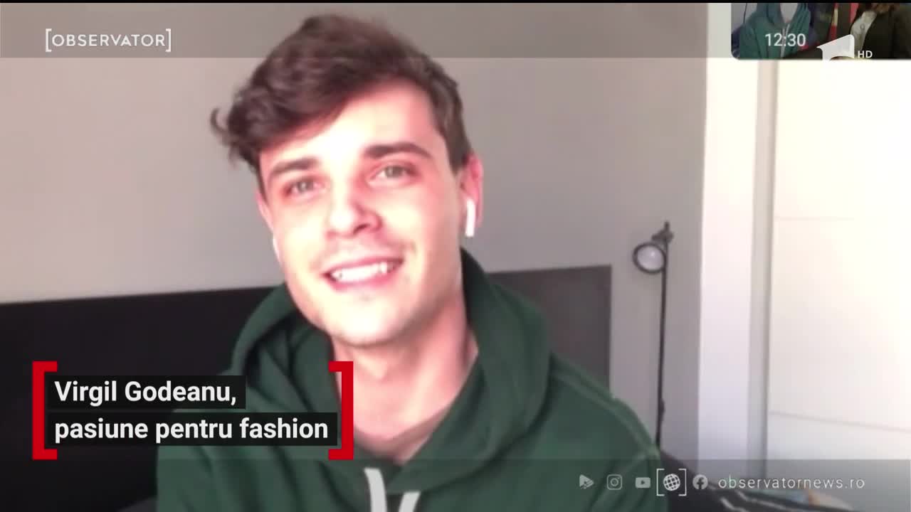 Virgil Godeanu, student la medicină și blogger de fashion. Ce planuri de viitor are primul bucureştean născut &icirc;n vitro