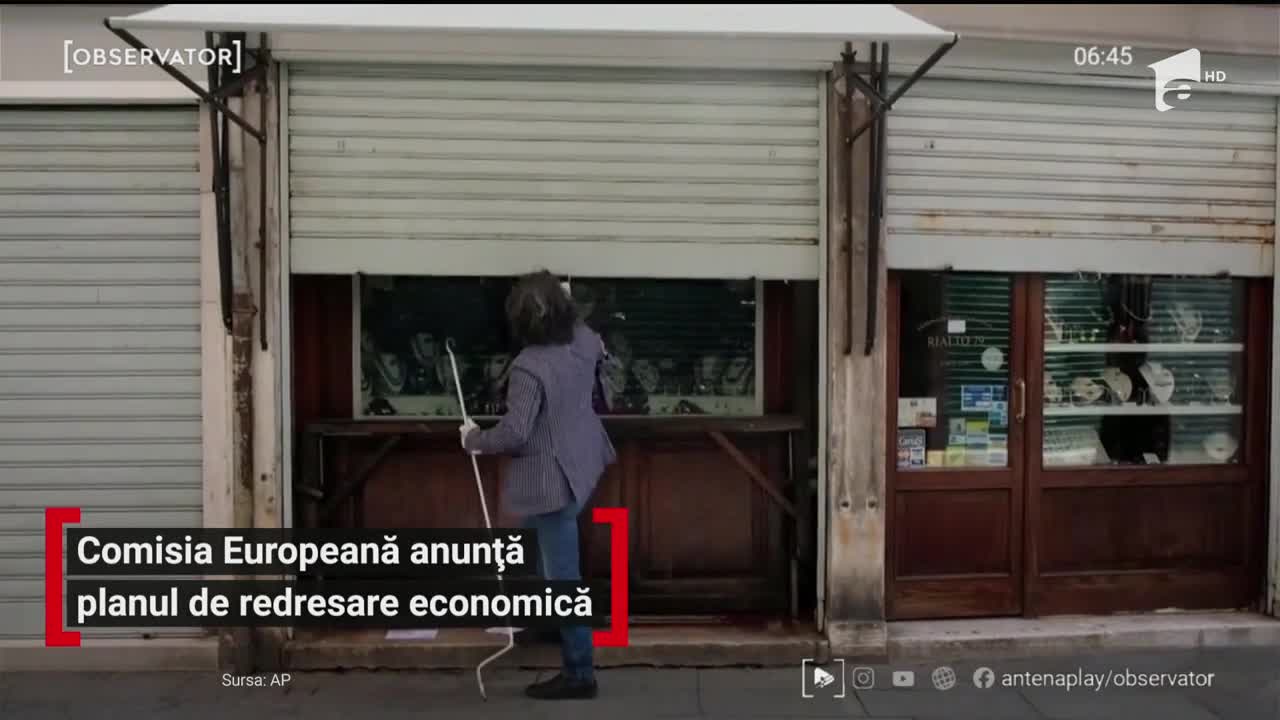 Comisia Europeană anunță planul de redresare economică
