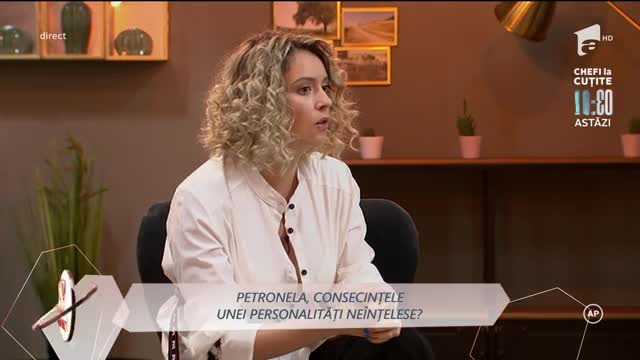 Petronela, consecințele unei personalități ne&icirc;nțelese