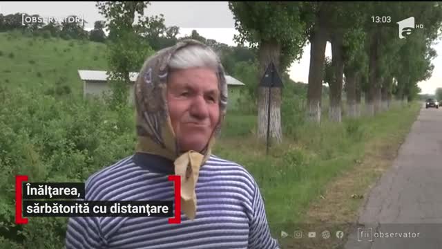 &Icirc;nălțarea, sărbătorită cu distanțare socială